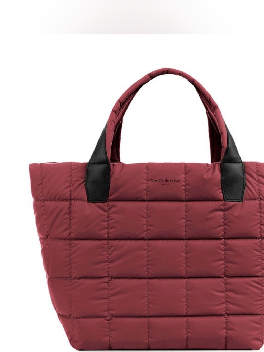 NWOT Vee Collective Porter Tote - Medium Biking Red - Picture 2 of 12